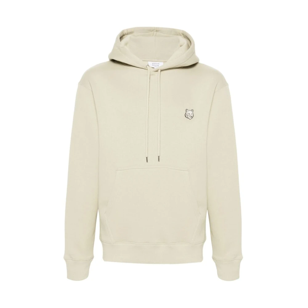 Maison Kitsuné Groene Vos Hoodie Sweatshirt Green Heren