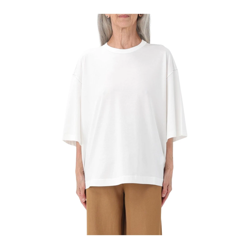 Fabiana Filippi Women's White Cotton T-Shirt