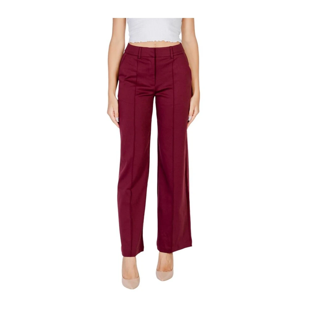 Ichi Herfst Winter Blend Broek Red Dames