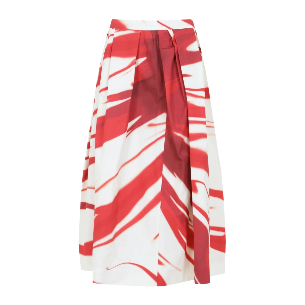 Dries Van Noten Bloemenprint A-Lijn Rok Multicolor Dames