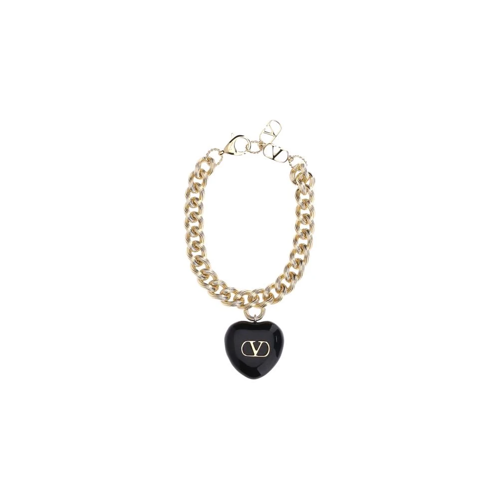 Valentino Garavani Women's Yellow Royal Heart Chain Bracelet