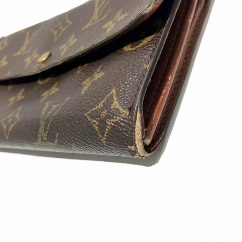 Louis Vuitton Vintage Pre-owned Canvas wallets Brown Dames