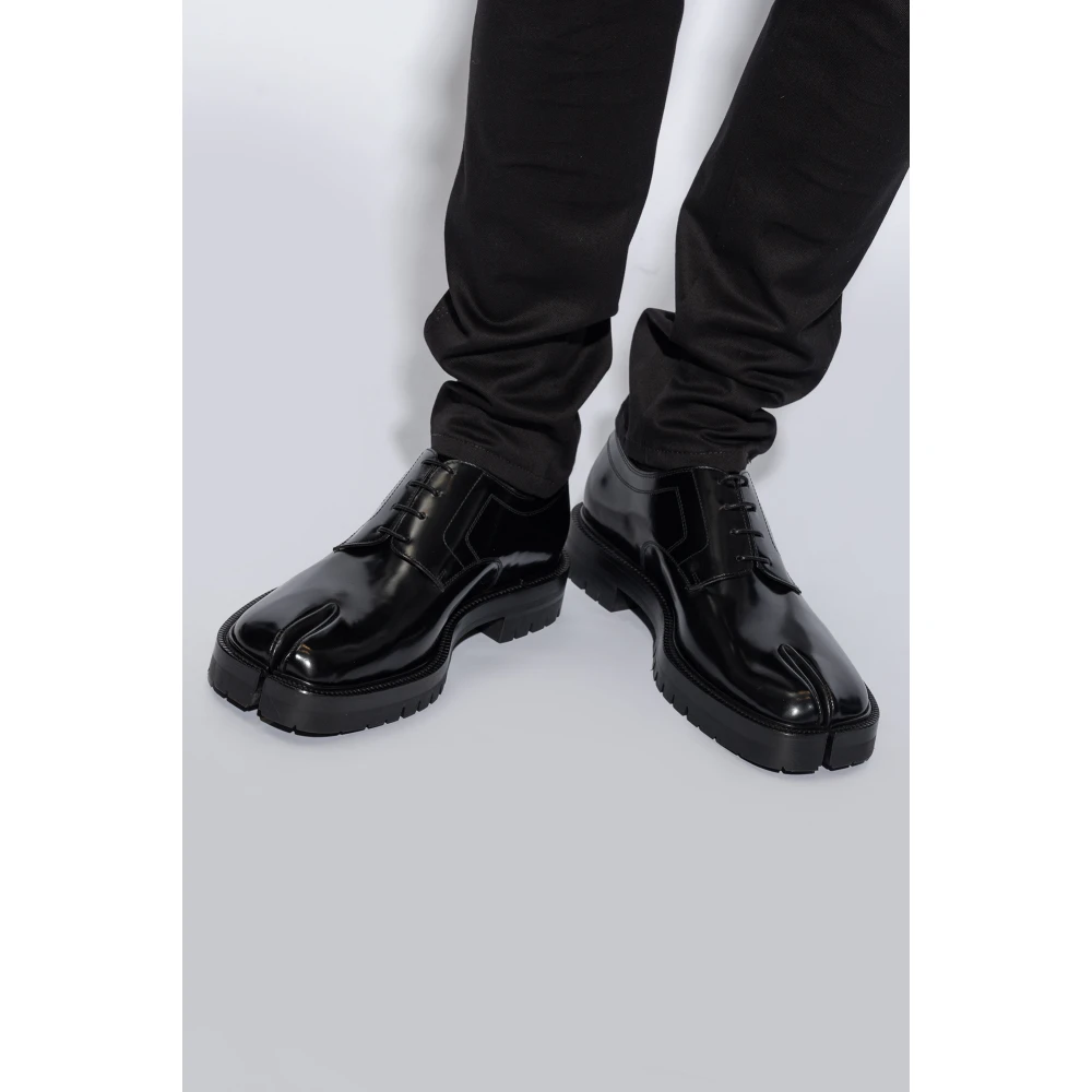 Maison Margiela Uomo Nero - Tabi Derby Scarpe - Shoes - 42 Eu - Immagine 3