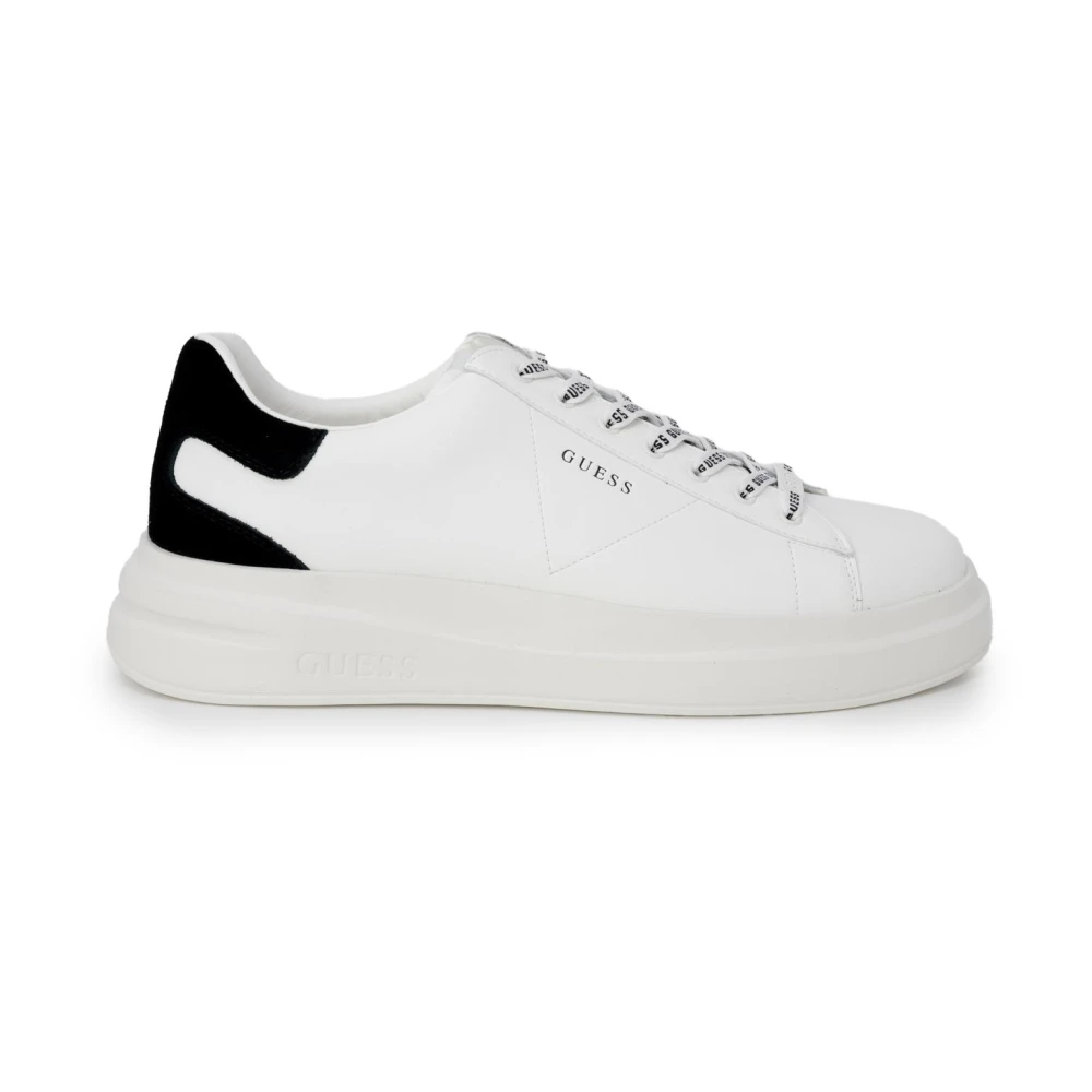 Guess, Herren, Sneakers, sneakers elba carryover, Weiss, (45) - Bild 3