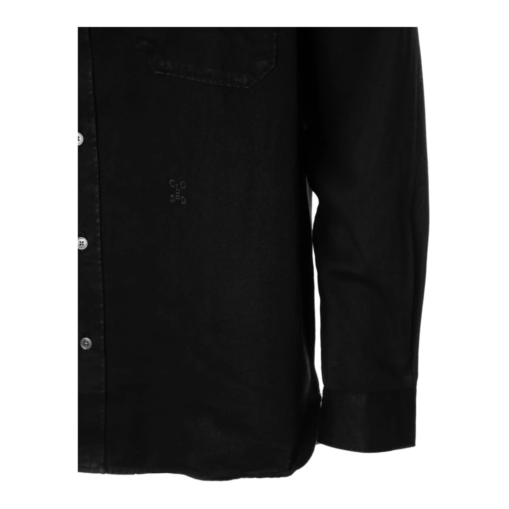 closed Formeel Legeroverhemd Black Heren
