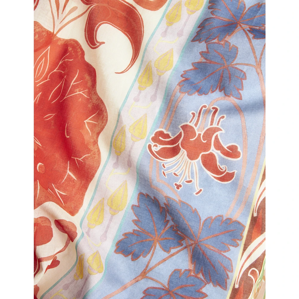 ETRO Witte Zomer Print Lange Shirt Multicolor Dames
