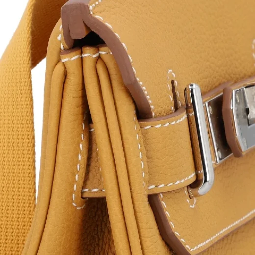 Hermès Vintage Pre-owned Leather shoulder-bags Brown Dames