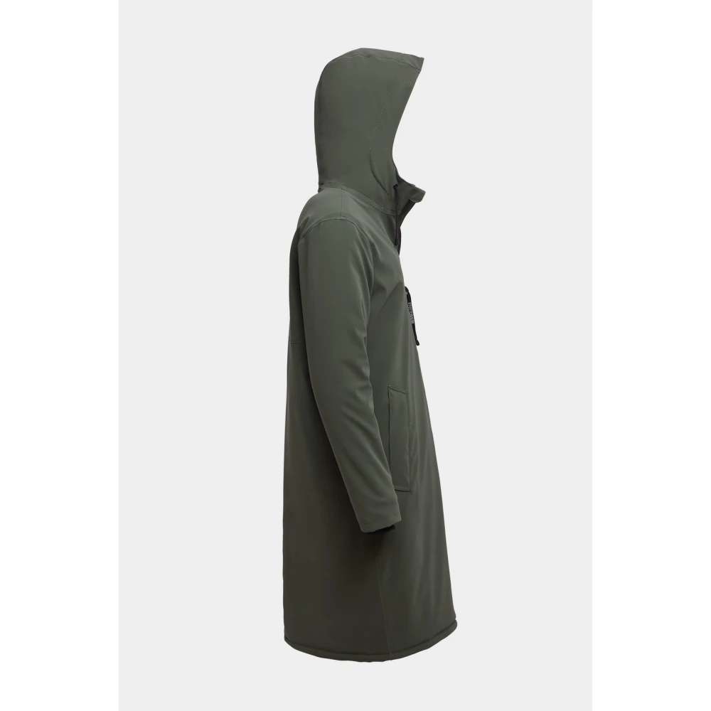 Stutterheim Winter Regenjas Mat Lang Jack Green Dames