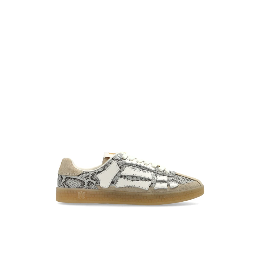 Amiri Women's Beige Sneakers, 5 Uk, Snake Pacific Bones Trainers