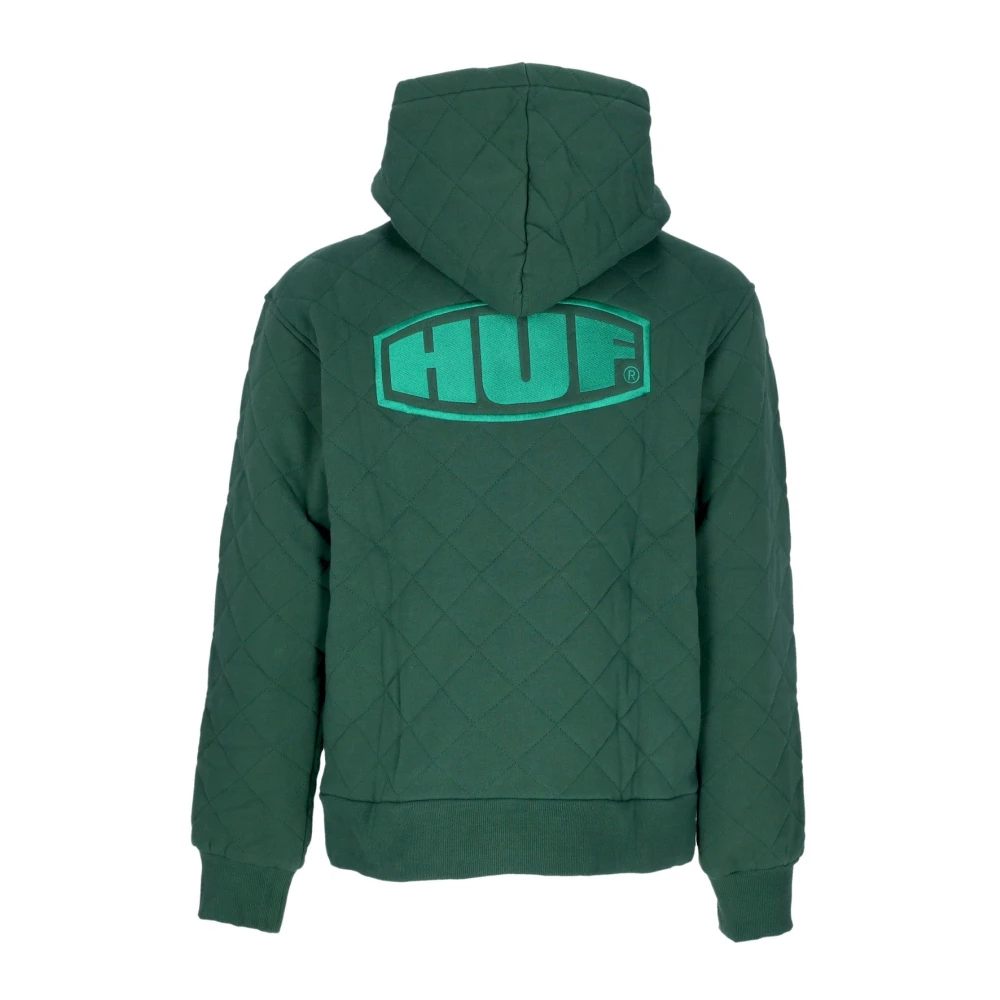 HUF Gewatteerde Hoodie Met Rits Workman Bosgroen Green Heren