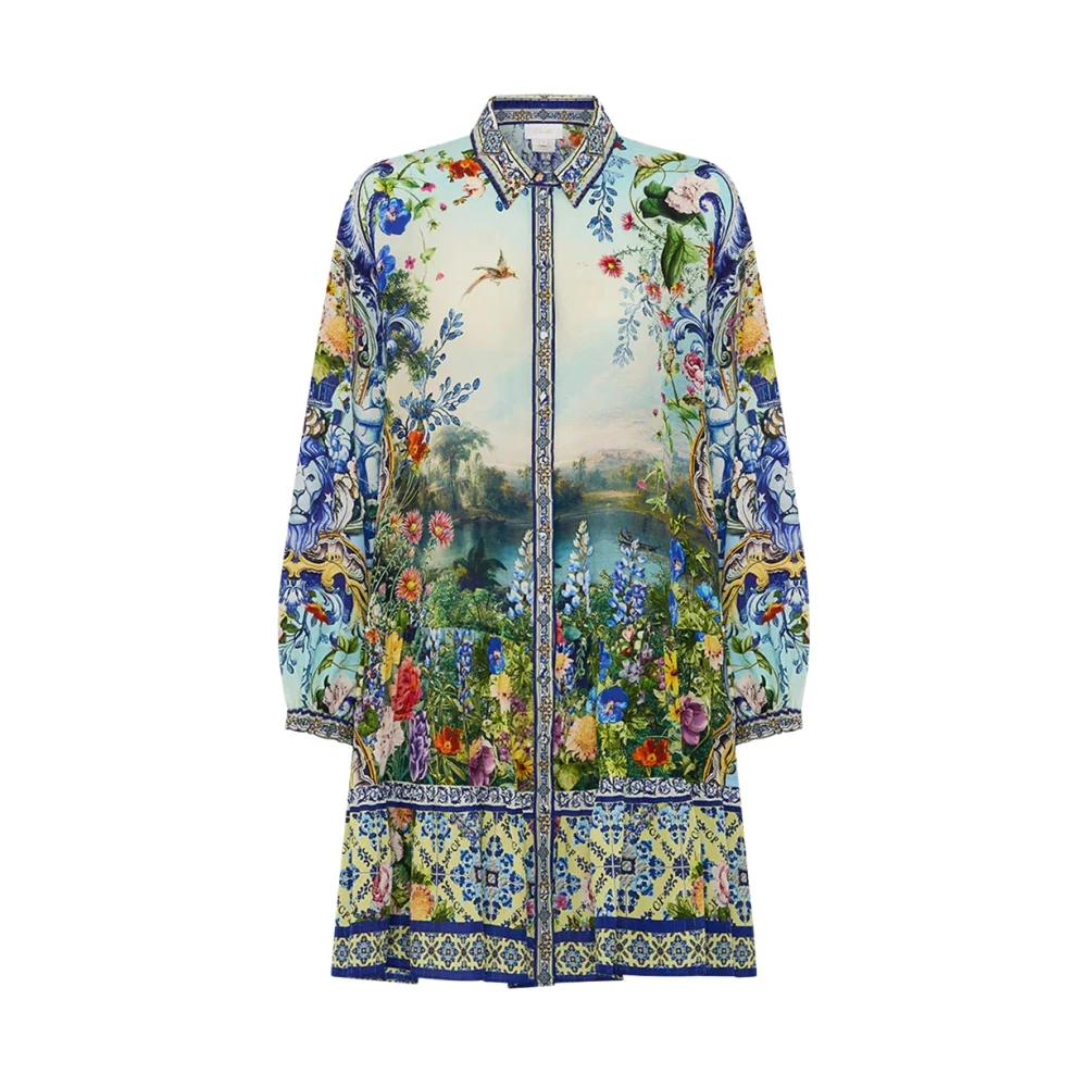 Camilla Zijden gelaagde korte jurk Wall To Wall Wonders Multicolor Dames