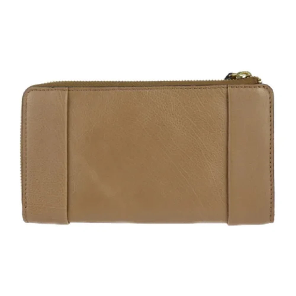 Chloé Pre-owned Leather wallets Brown Unisex