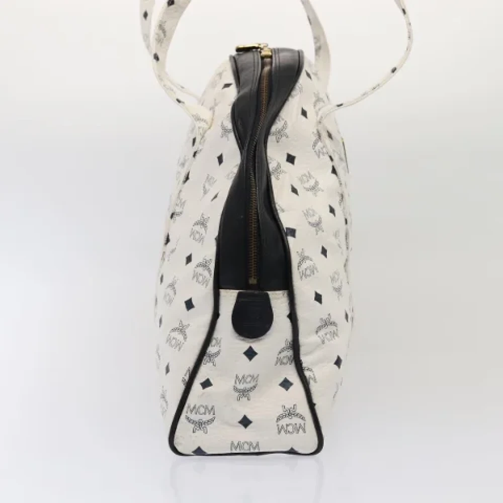 MCM Pre-owned Leather shoulder-bags White Dames