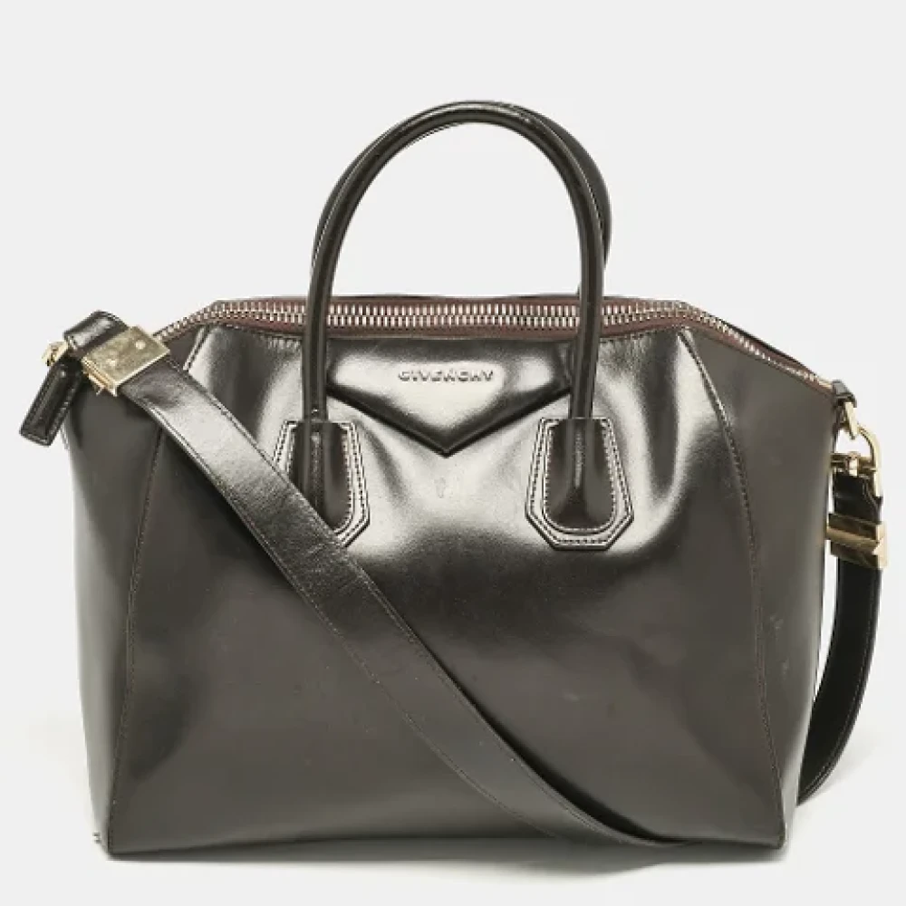 Givenchy Pre-owned Leather handbags Brown Dames