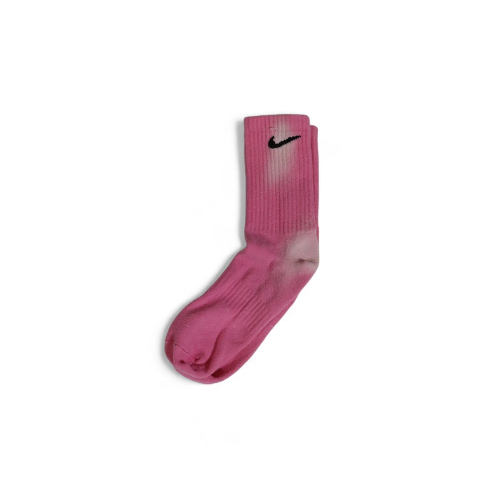 Nike Men's Pink Dye Socks