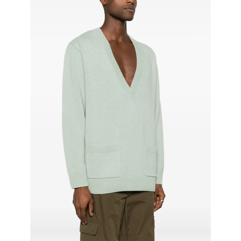 Dries Van Noten Morton Mk Sweater Green Heren