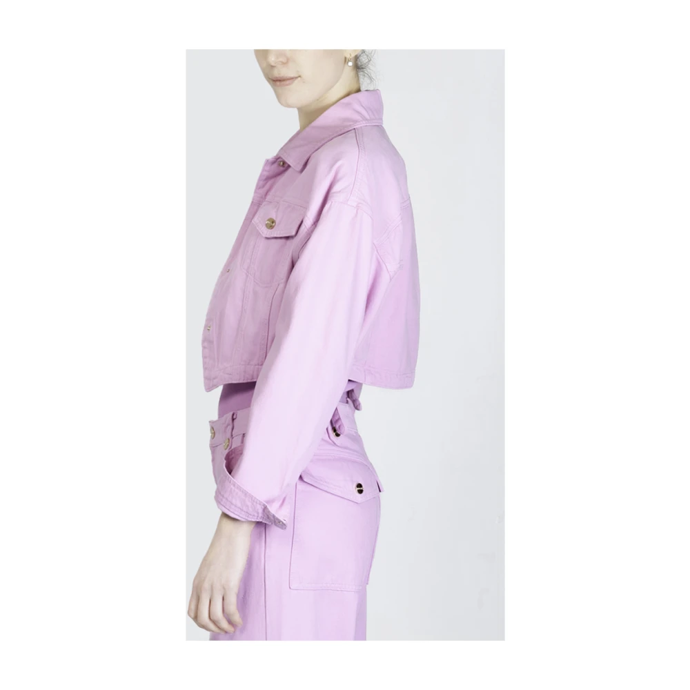Blugirl Geknipte bull jas in pastel lavendel Purple Dames