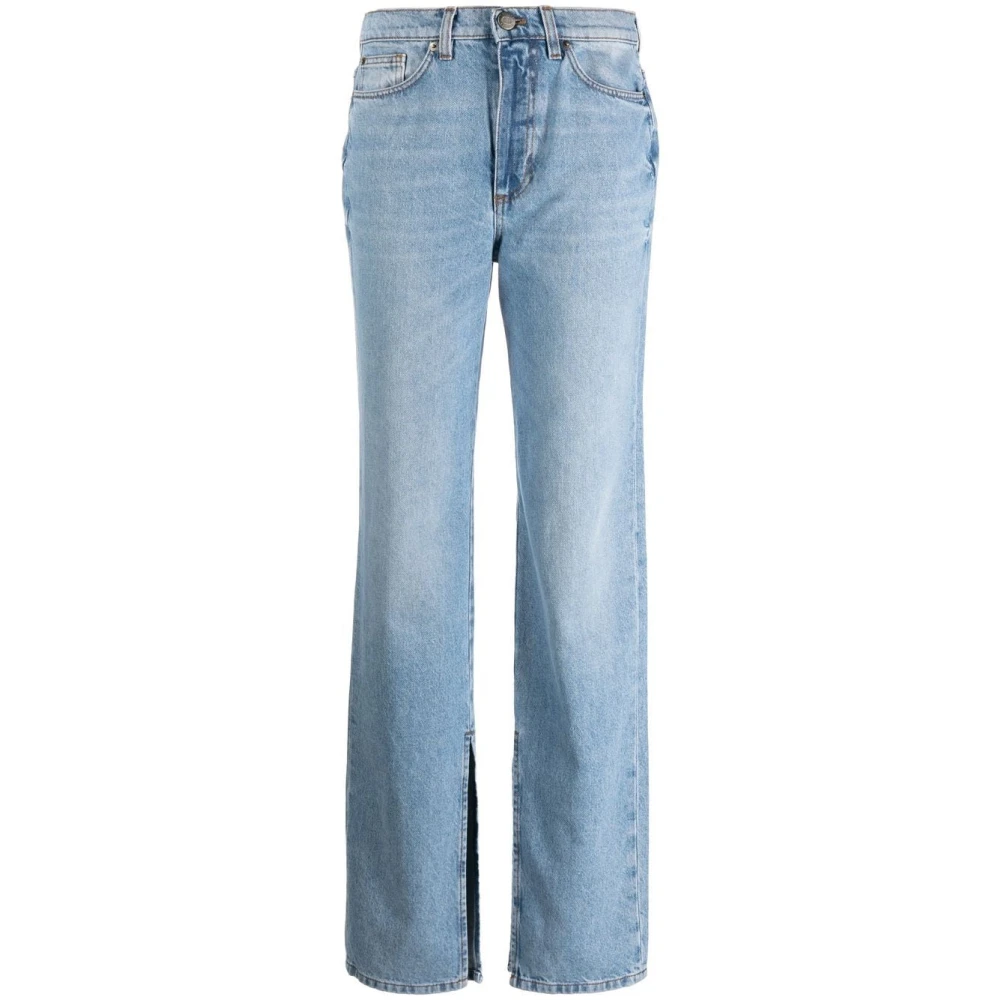 Twinset Blauwe Straight Jeans Blue Dames