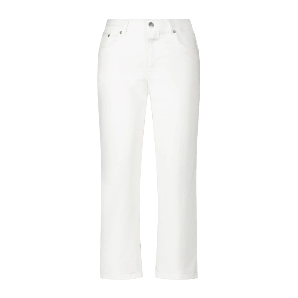 Closed Cropped Trousers White Dames