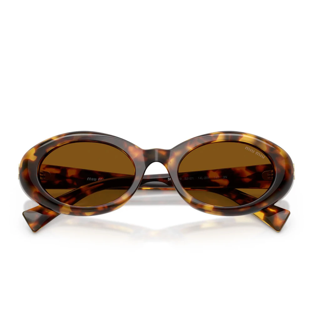 Miu Miu Women's Brown Sunglasses, 52 Mm, Oval Sunglasses