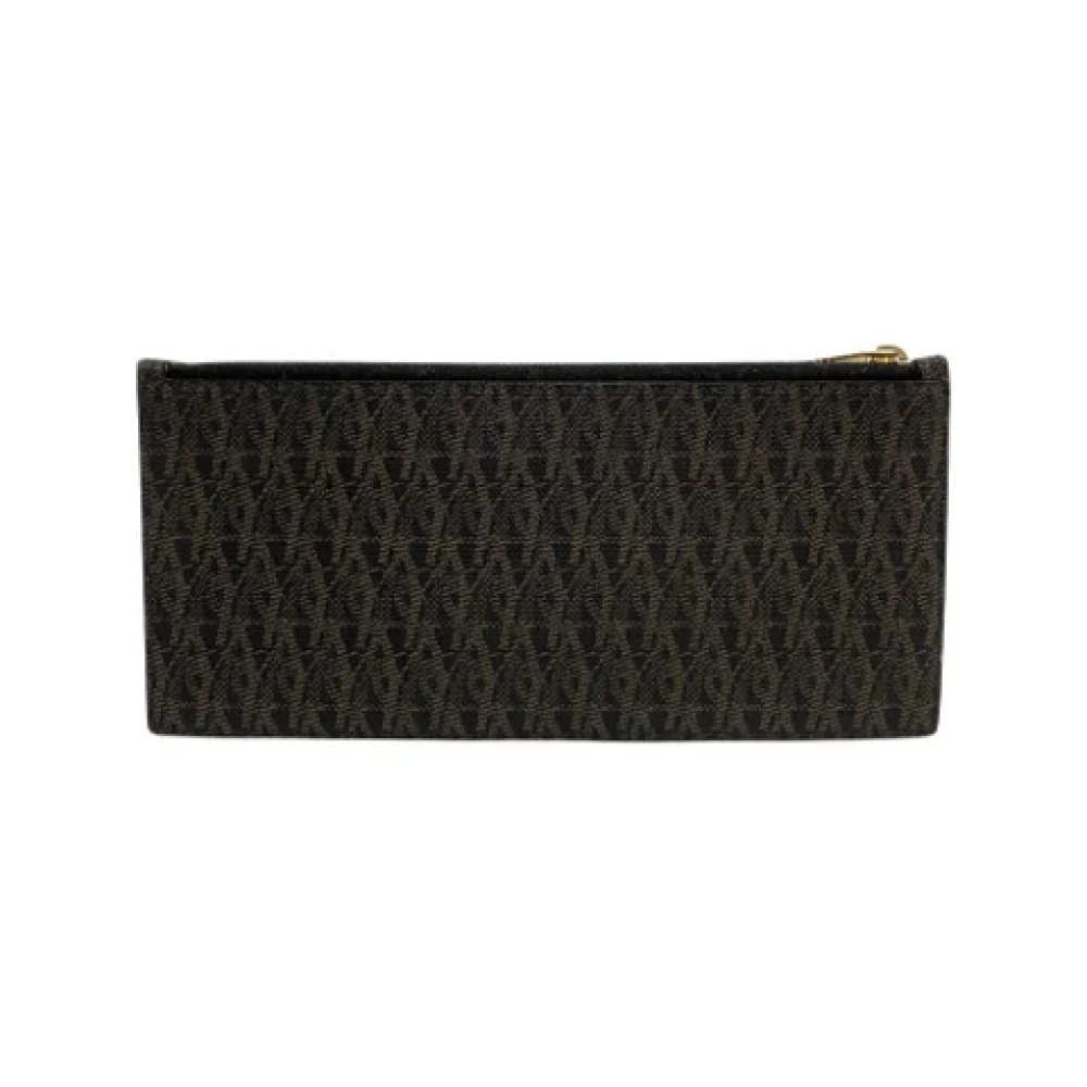 Saint Laurent Vintage Pre-owned Leather wallets Brown Dames