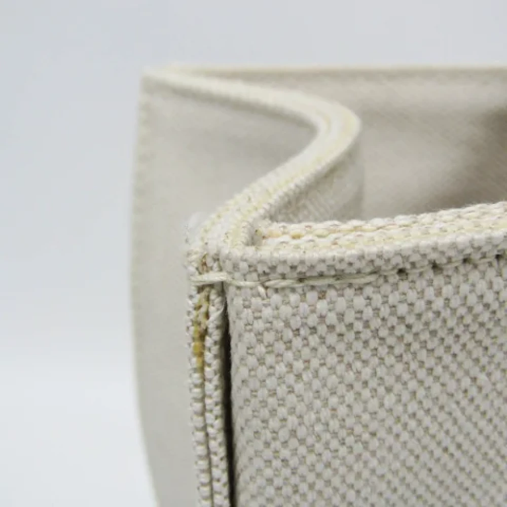 Bottega Veneta Vintage Pre-owned Canvas totes Beige Dames