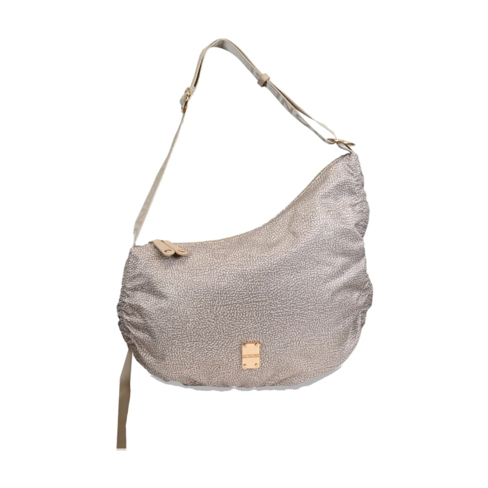 Borbonese Elegante Teapot Tas Sand Beige Dames