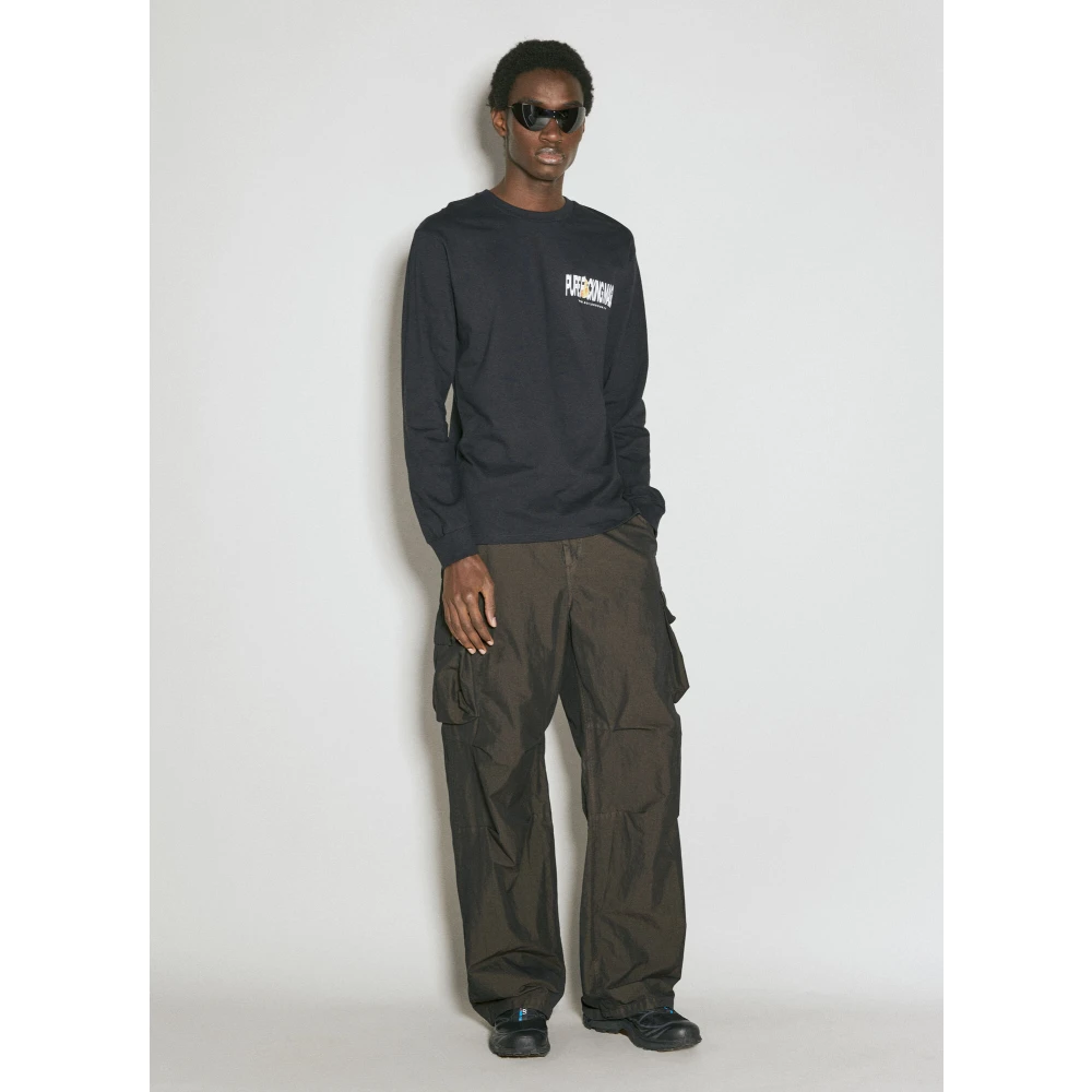 Boiler Room Long Sleeve Tops Black Heren