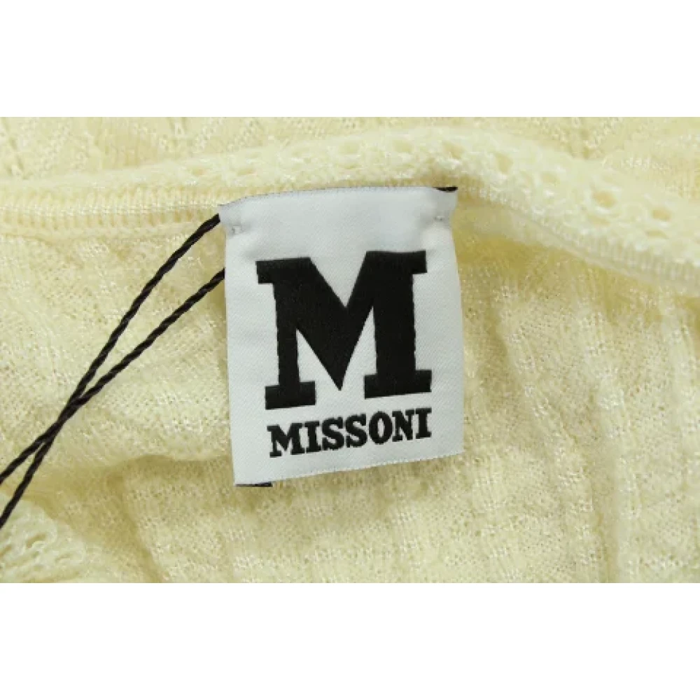 Missoni Pre-owned Wool dresses Beige Dames