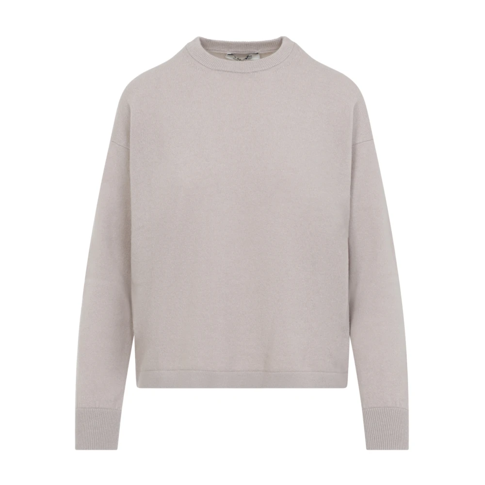 Max Mara Women's Pink Round-Neck Knitwear, Xs, Nebbie Pullover