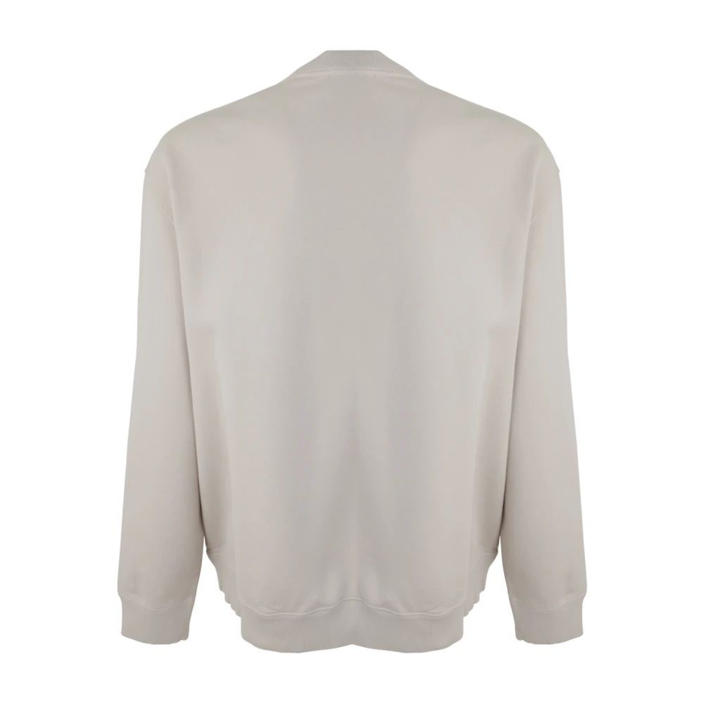 Lanvin Klassieke Parijse Geborduurde Sweatshirt Gray Heren