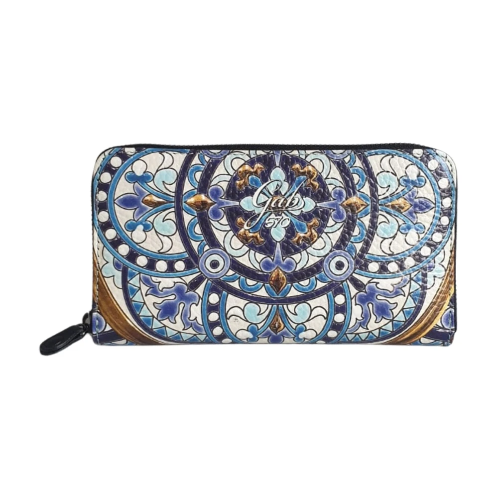Gabs Women's Multicolor Wallets & Cardholders, One Size, Blue Leather Wallet With Zipper