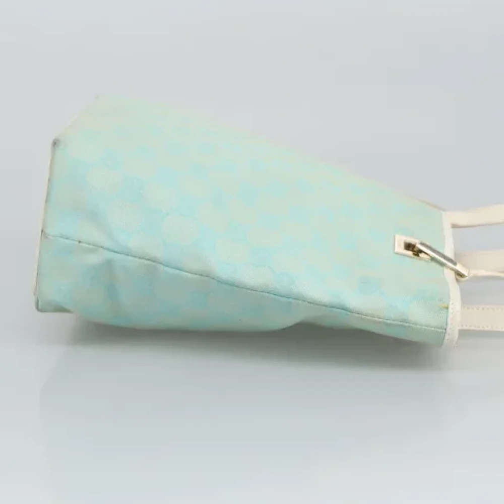 Gucci Vintage Pre-owned Canvas handbags Blue Dames