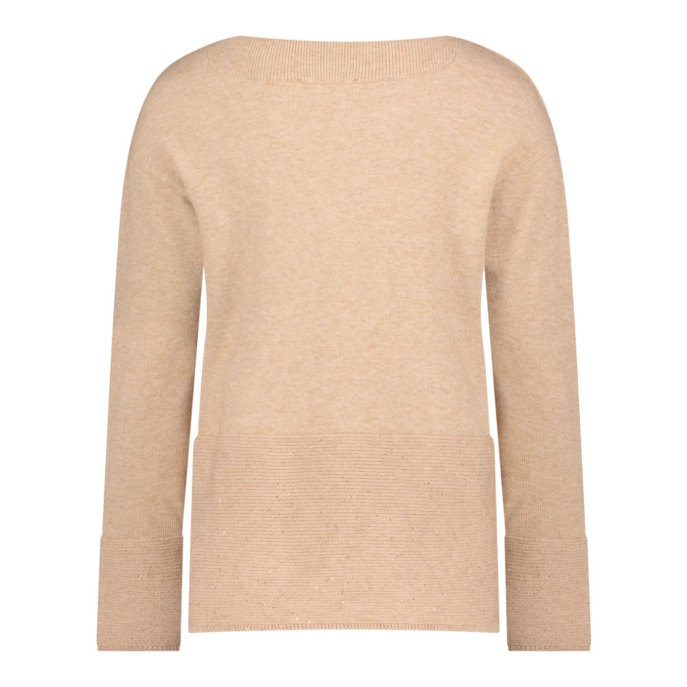 Betty Barclay Lange Mouw Gebreide Trui Beige Dames
