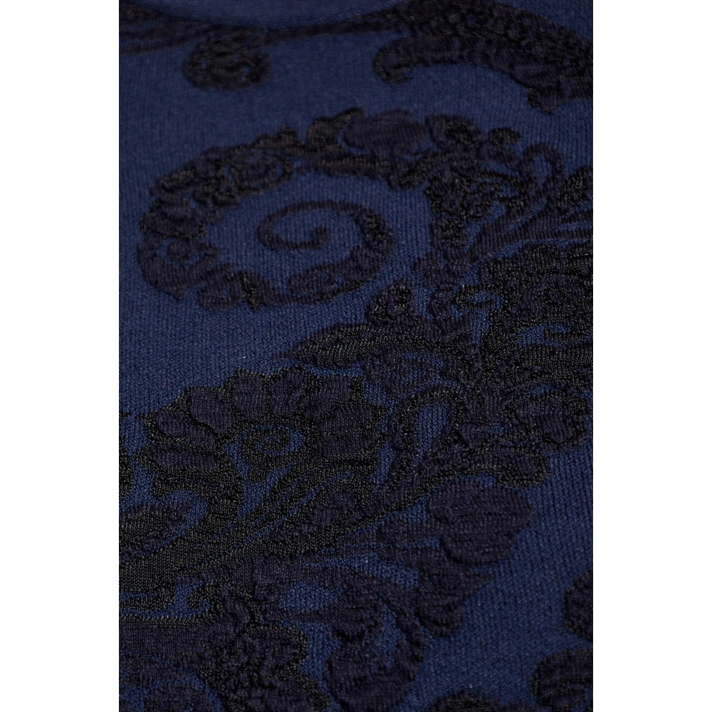 ETRO Top met decoratief patroon Blue Dames