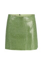jupe-verte-a-line-avec-strass