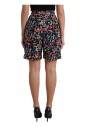 chic-floral-high-waist-hot-pants