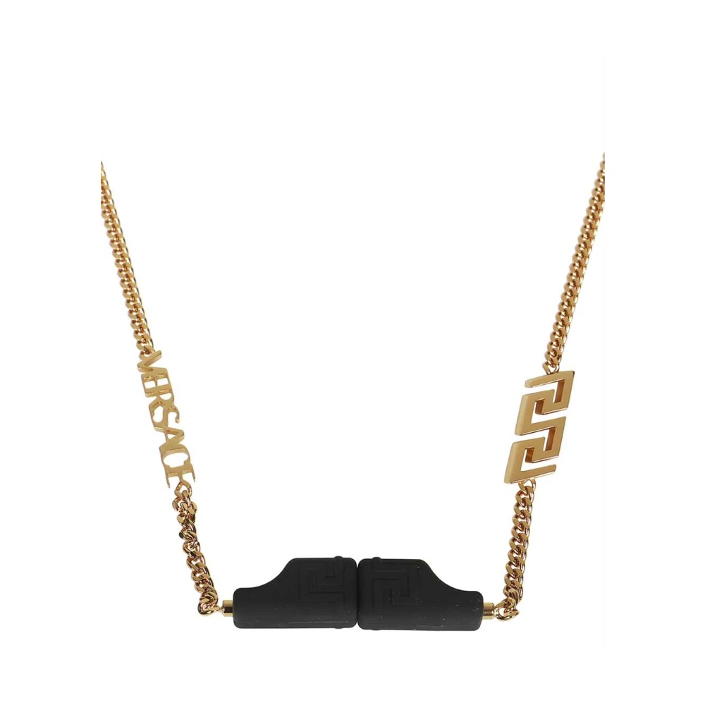 Versace Kettingriem voor draadloze koptelefoons Black Heren