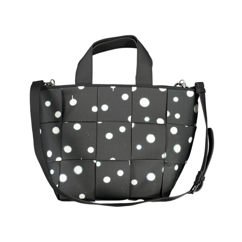 Desigual Zwarte Polyethyleen Schoudertas Black Dames