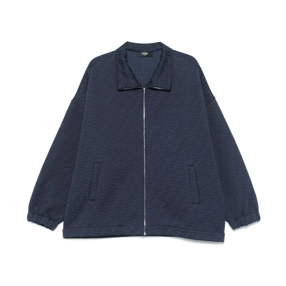 Fendi Stijlvolle Sweaters Collectie Blue Heren