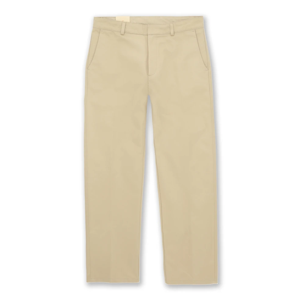 Fortela Moderne pasvorm chino broek Beige Heren