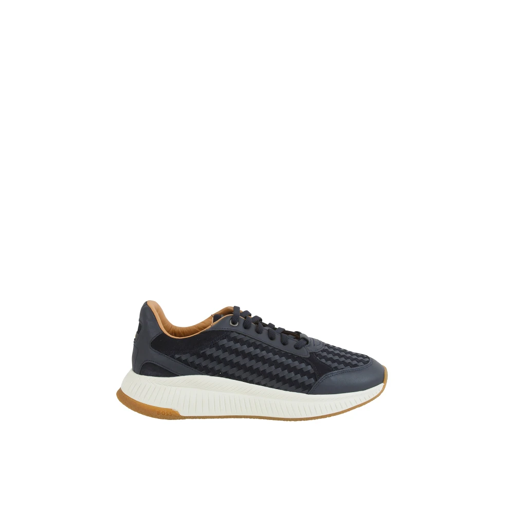 Hugo Men's Blue Sneakers, 9 Uk, Sneaker Blu