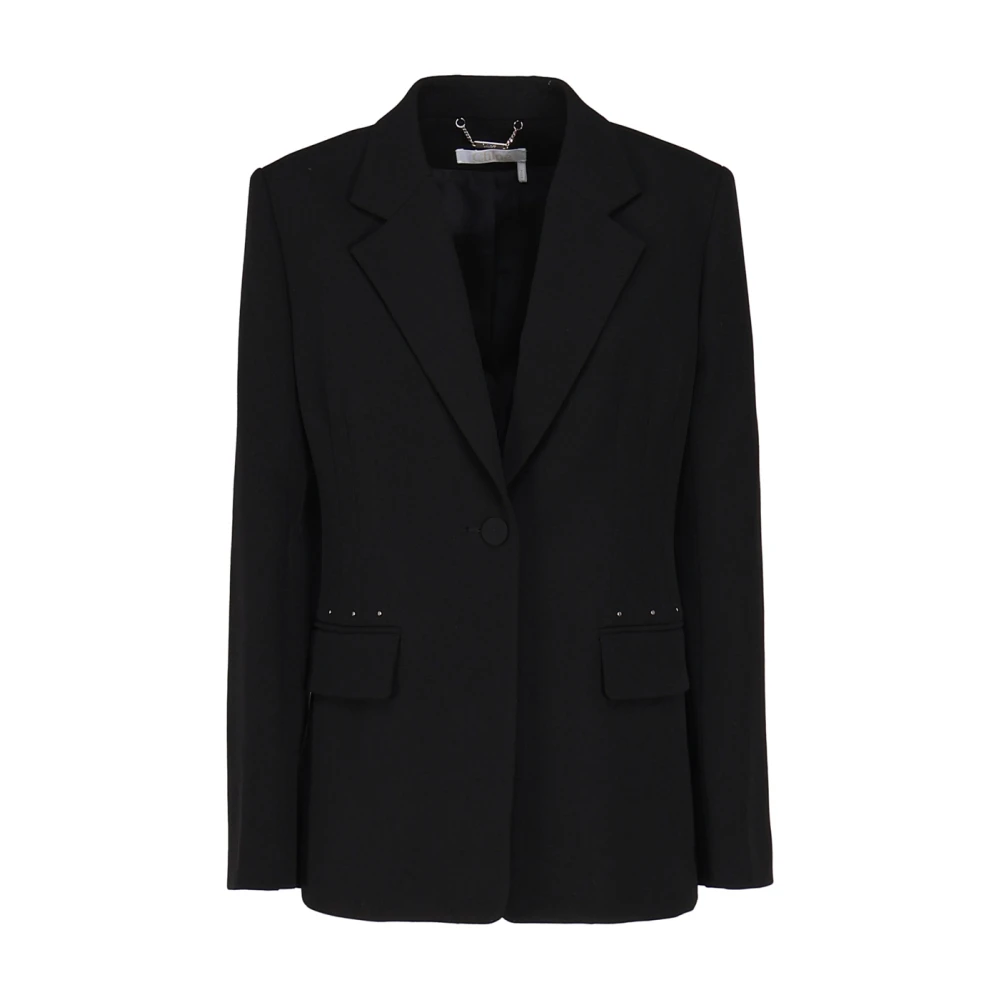 Chloé Women's Black Wool Bell Fit Jacket - Blazers - 2XS - Jackets