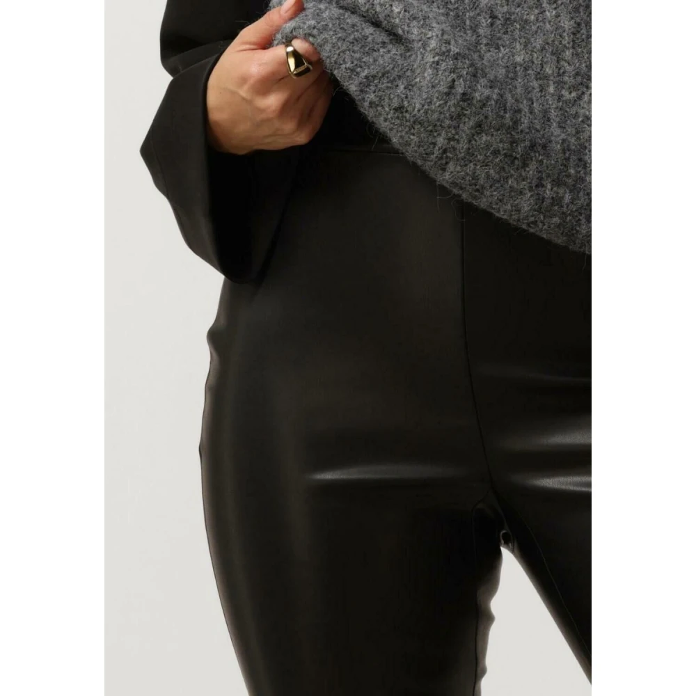 Simple Jer-poly-pu-23-1 Leggings Zwart Black Dames