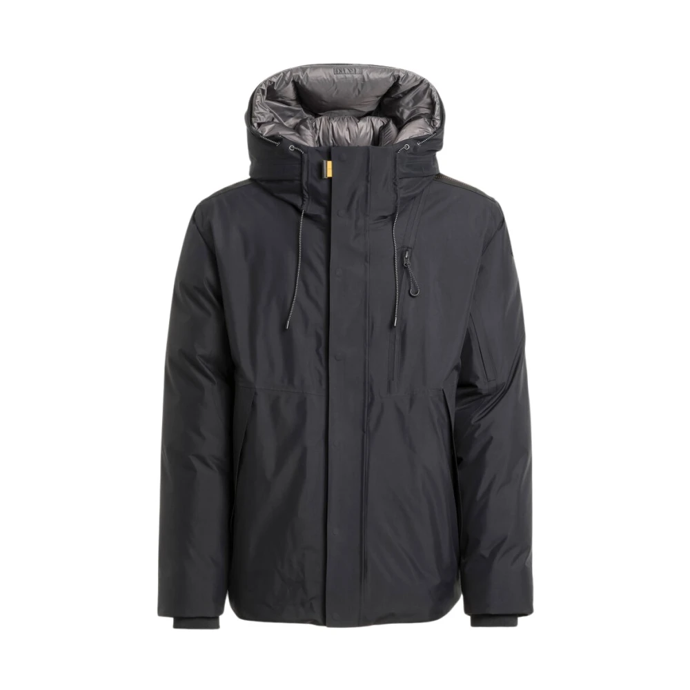 Parajumpers Men's Black Down Jackets, Xl, Helo - Hooded Jacket