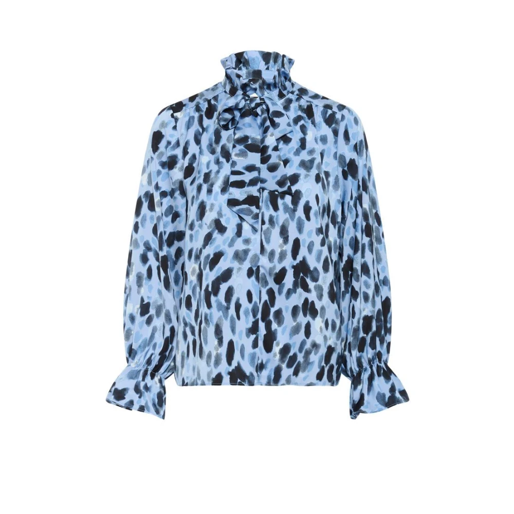 Inwear Blue Blouses, Female, Xs, Blouses