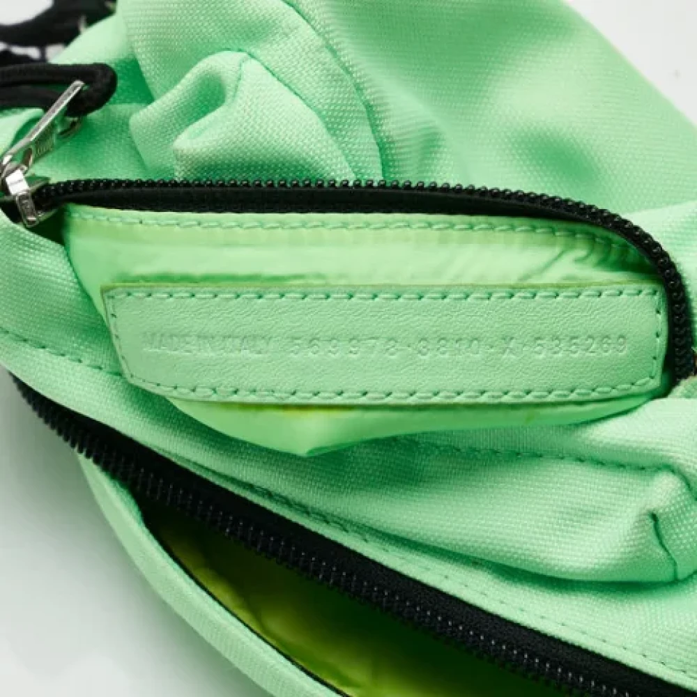 Balenciaga Vintage Pre-owned Nylon balenciaga-bags Green Dames