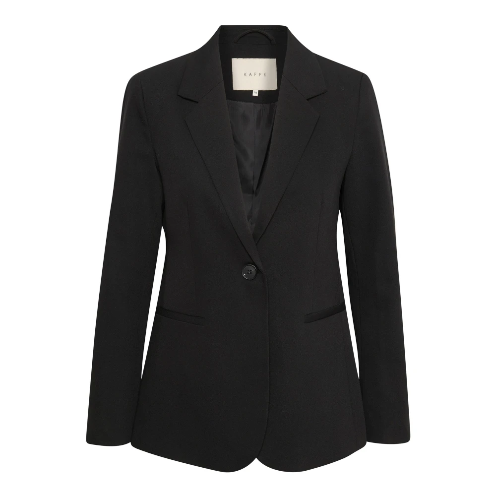 Kaffe Black Deep Blazer Jacket - Female - Blazers - 3XL - Jackets