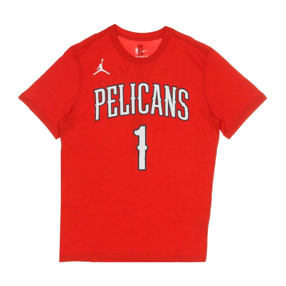 Nike Zion Williamson Statement T-Shirt Red Heren