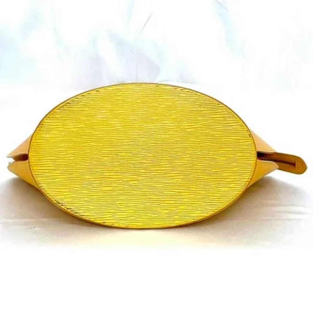 Louis Vuitton Vintage Pre-owned Leather louis-vuitton-bags Yellow Dames